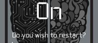 Power On - Do you wish to restart?